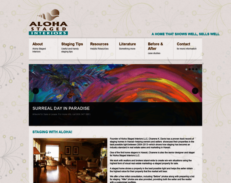 Alohastagedinteriors.com thumbnail