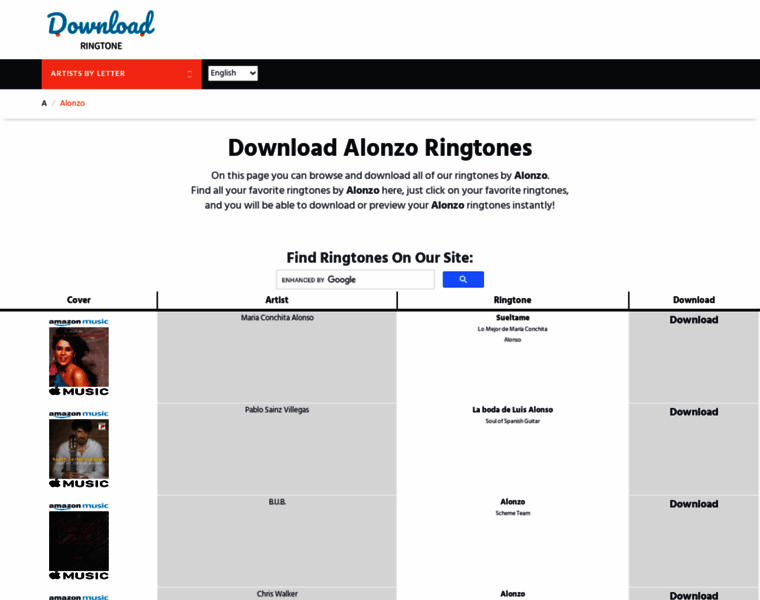 Alonzo.download-ringtone.com thumbnail