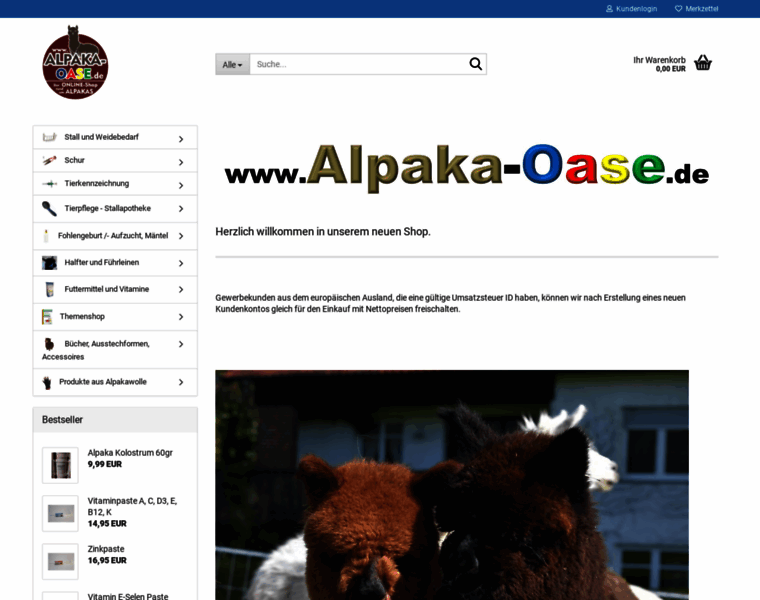 Alpaka-oase.de thumbnail