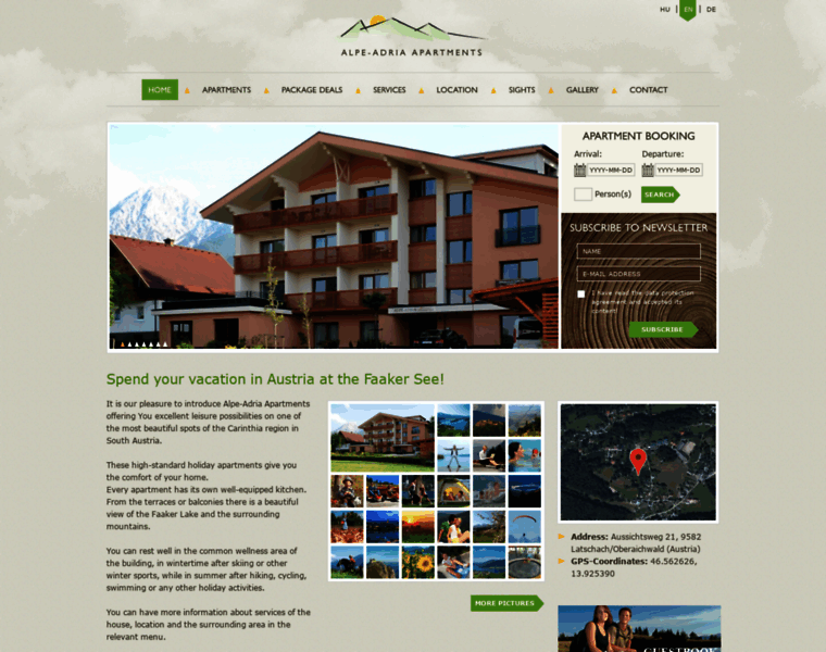 Alpe-adria-apartments.com thumbnail