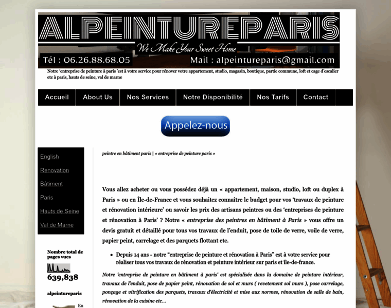 Alpeintureparis.com thumbnail