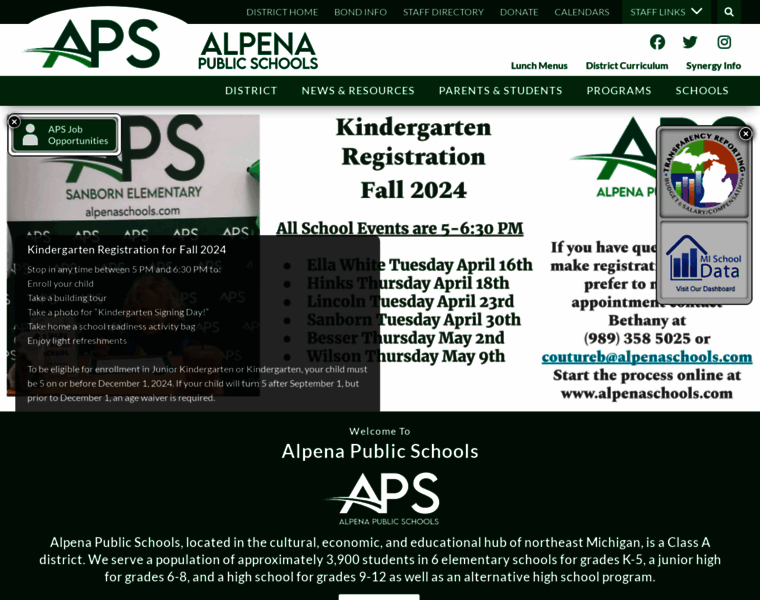 Alpenaschools.com thumbnail