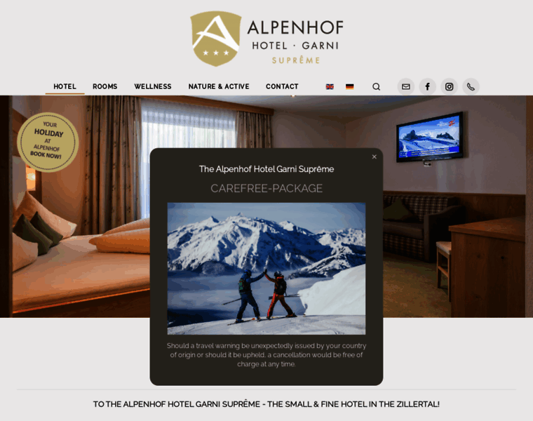 Alpenhof-zell.at thumbnail