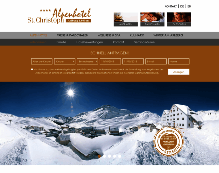 Alpenhotel-arlberg.at thumbnail