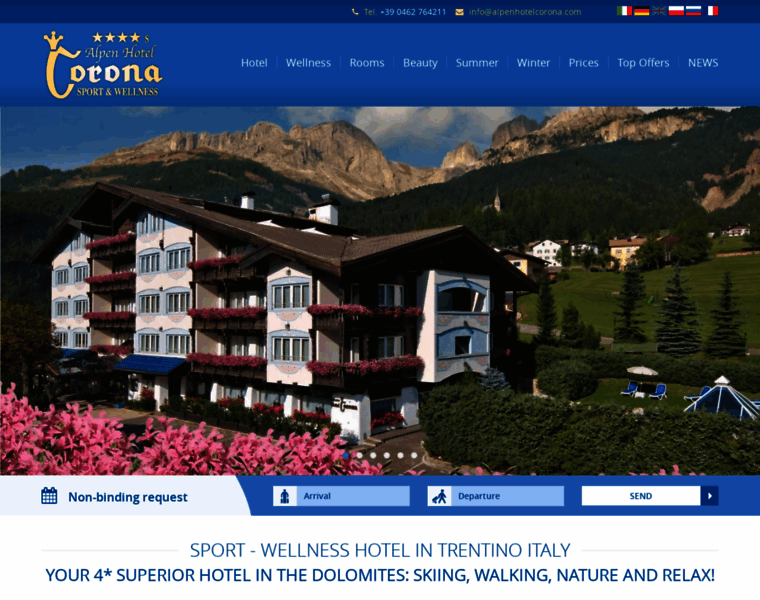 Alpenhotelcorona.com thumbnail
