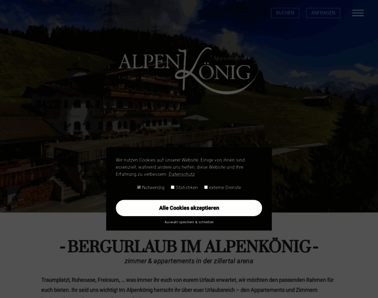 Alpenkoenig-zillertal.at thumbnail
