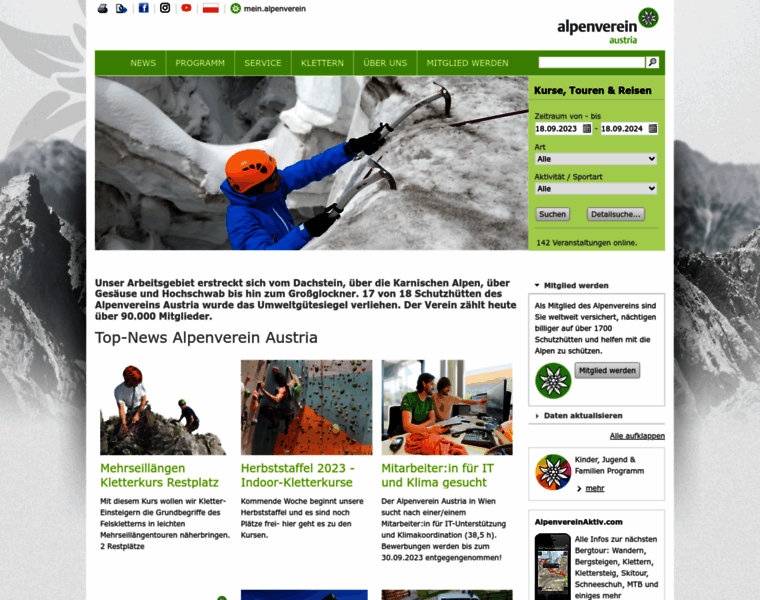 Alpenverein-austria.at thumbnail