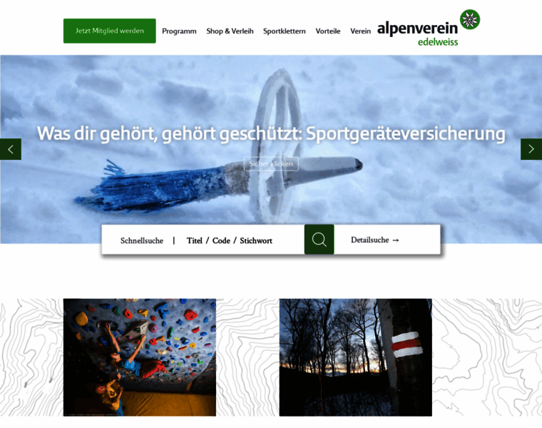 Alpenverein-edelweiss.at thumbnail