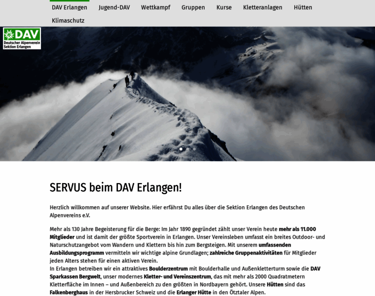 Alpenverein-erlangen.de thumbnail