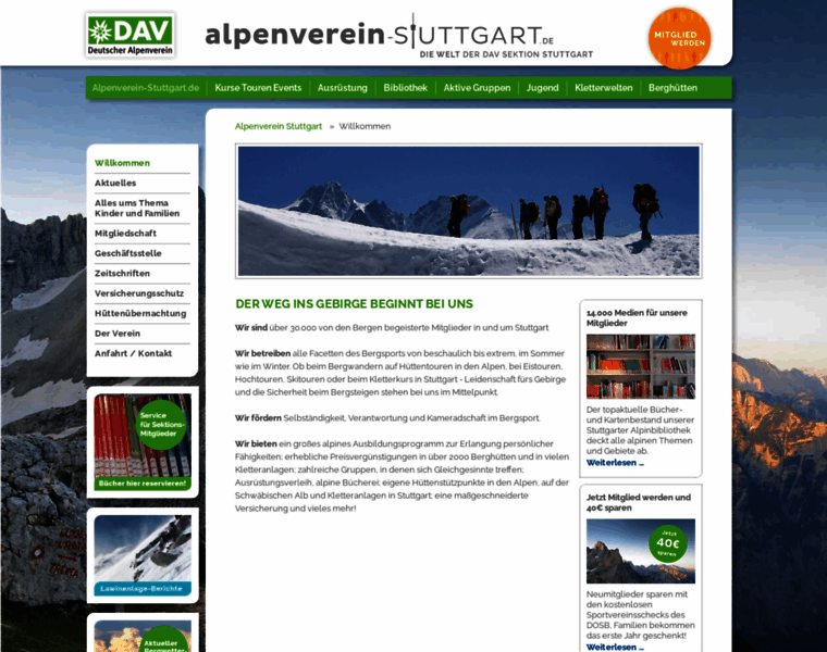 Alpenverein-stuttgart.de thumbnail