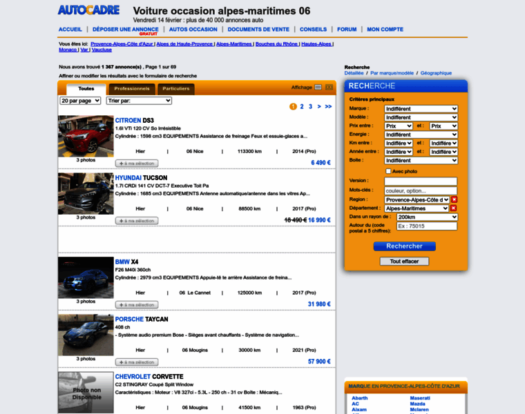 Alpes-maritimes.autocadre.com thumbnail Alpes-maritimes.autocadre.com thumbnail