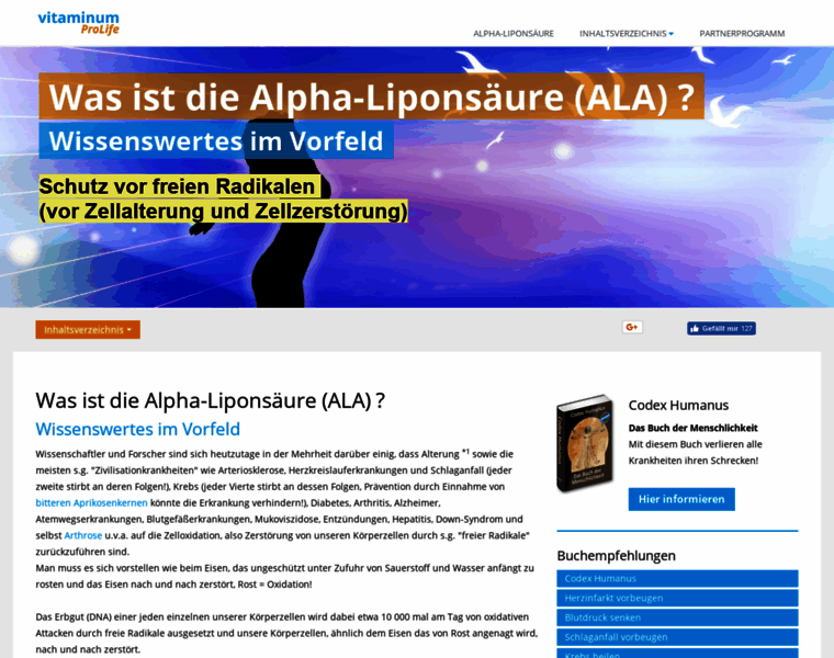 Alpha-liponsaeure.com thumbnail