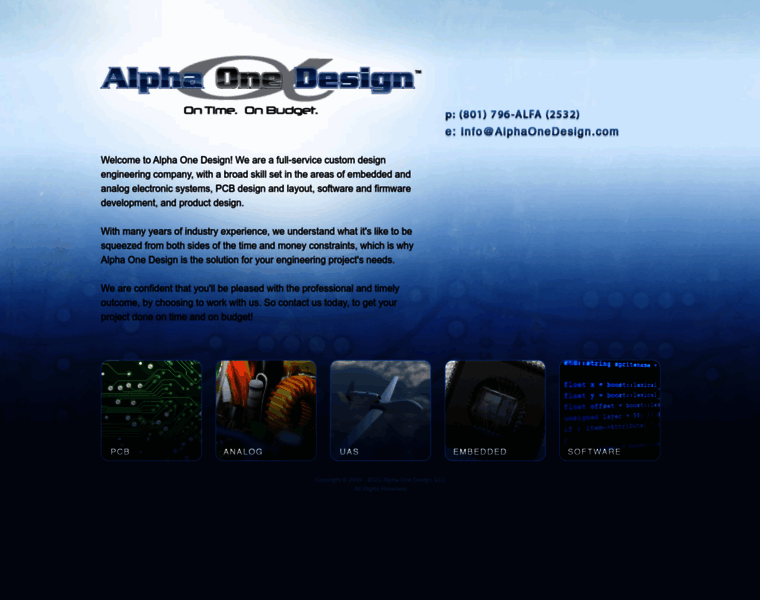 Alpha1design.com thumbnail
