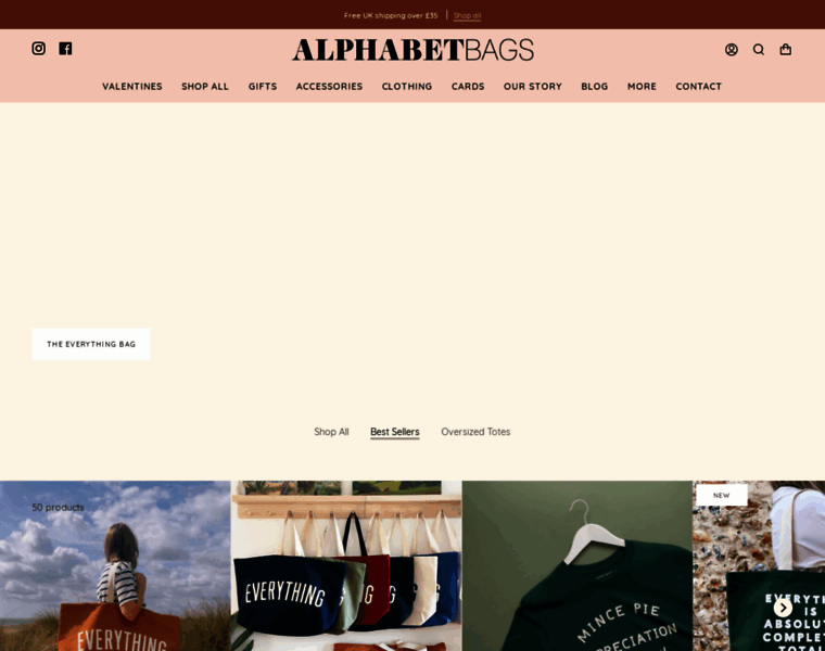 Alphabetbags.com thumbnail