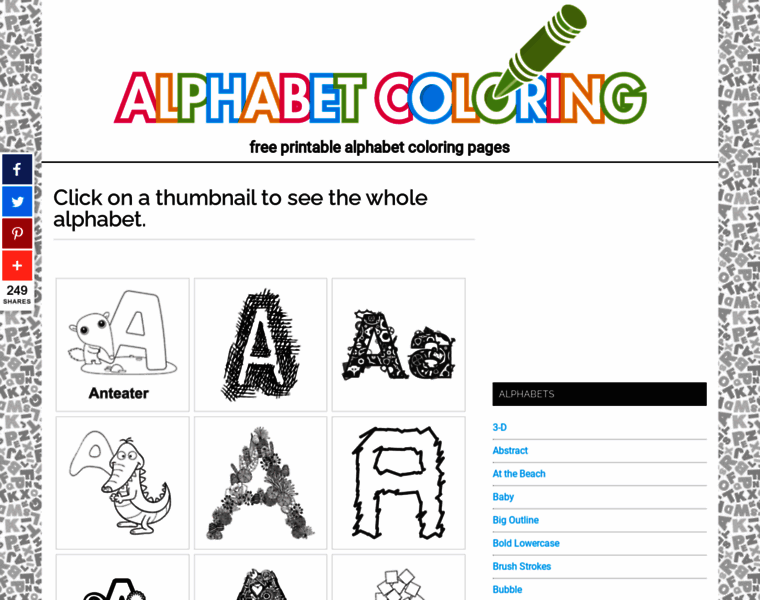Alphabetcoloring.net thumbnail