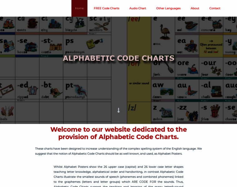 Alphabeticcodecharts.com thumbnail