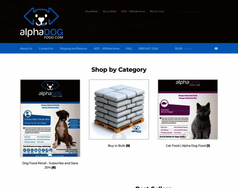 Alphadogfood.com thumbnail