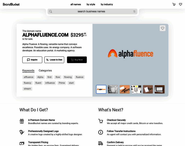 Alphafluence.com thumbnail
