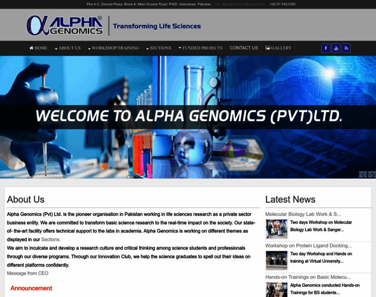 Alphagenomics.co thumbnail