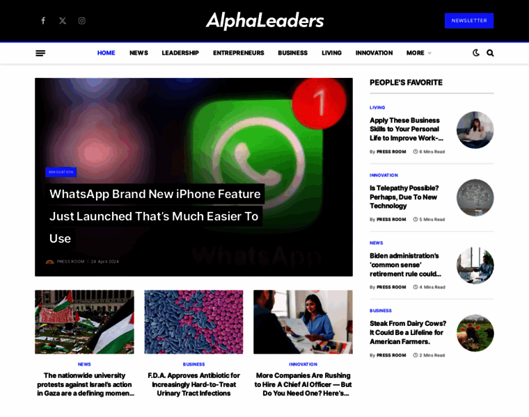 Alphaleaders.co.uk thumbnail