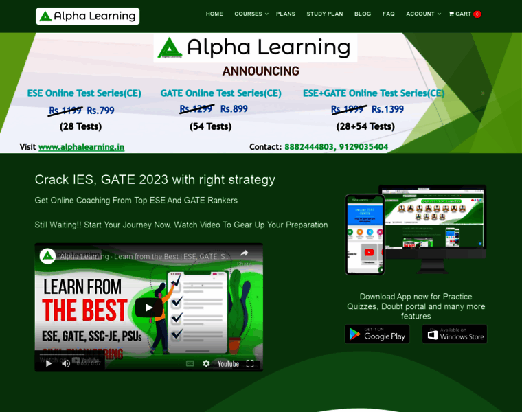 Alphalearning.in thumbnail