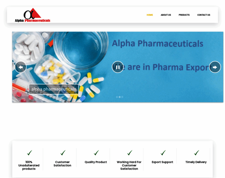 Alphapharmaceuticals.co.in thumbnail