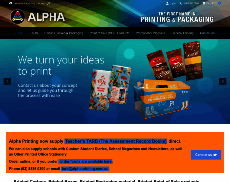 Alphaprinting.com.au thumbnail