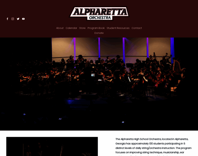 Alpharettaorchestra.org thumbnail