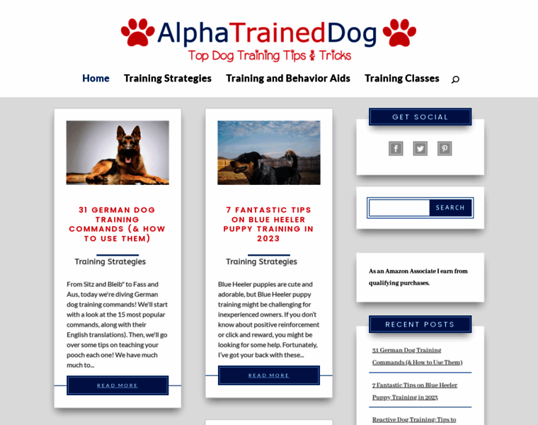 Alphatraineddog.com thumbnail