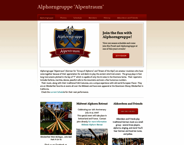 Alphorngruppe.com thumbnail