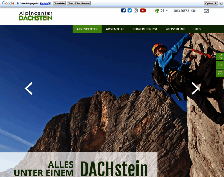 Alpincenter-dachstein.at thumbnail