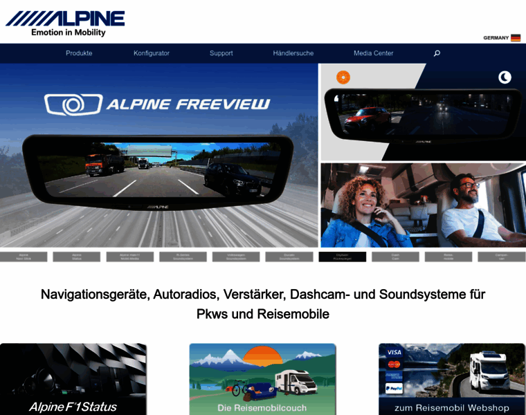 Alpine-electronics.at thumbnail