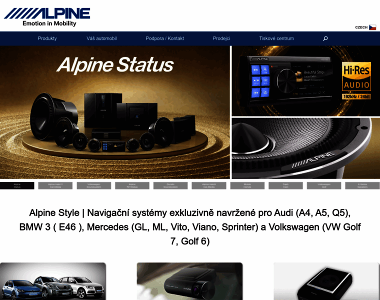 Alpine-electronics.cz thumbnail