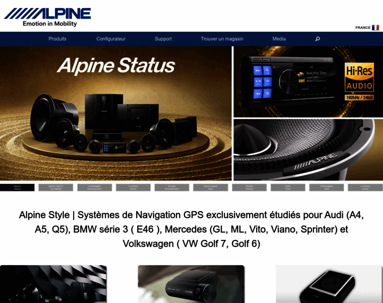 Alpine-electronics.fr thumbnail