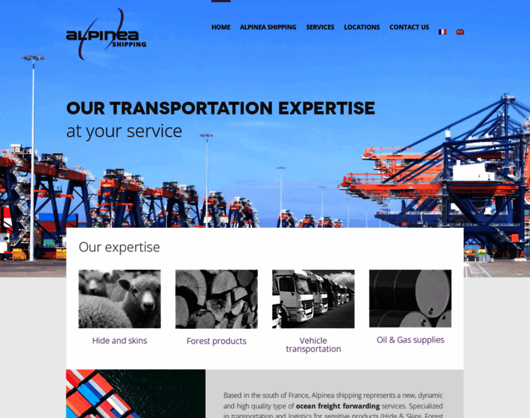 Alpinea-shipping.com thumbnail