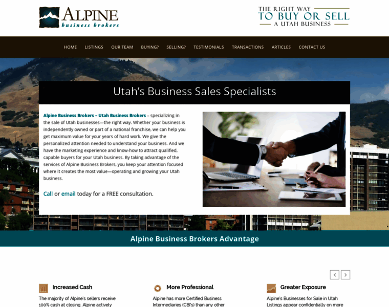 Alpinebusinessbrokers.com thumbnail