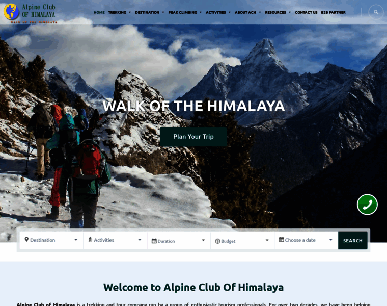 Alpineclubofhimalaya.com thumbnail