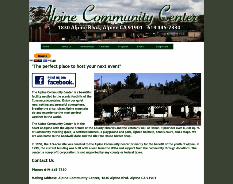 Alpinecommunitycenter.com thumbnail