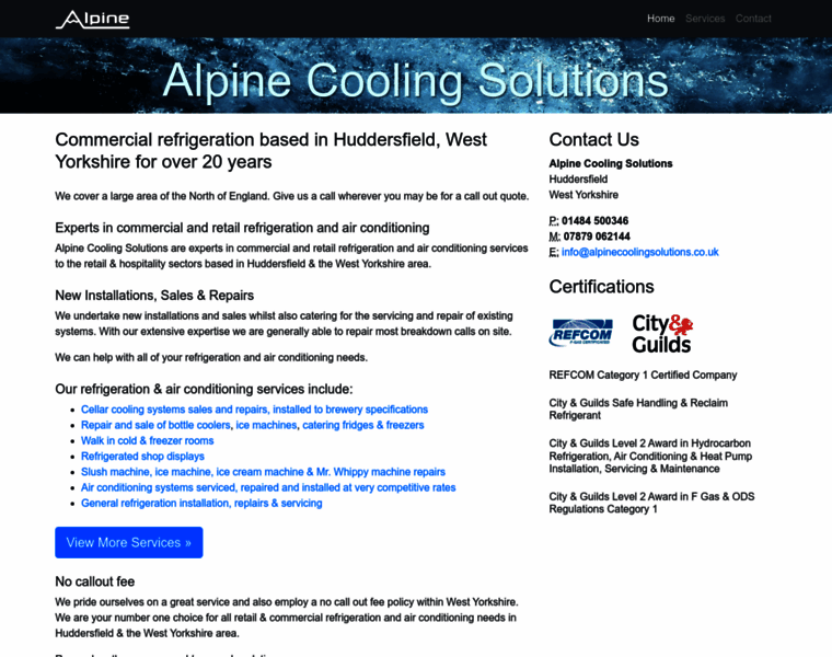 Alpinecoolingsolutions.co.uk thumbnail