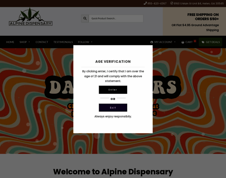 Alpinedispensary.com thumbnail