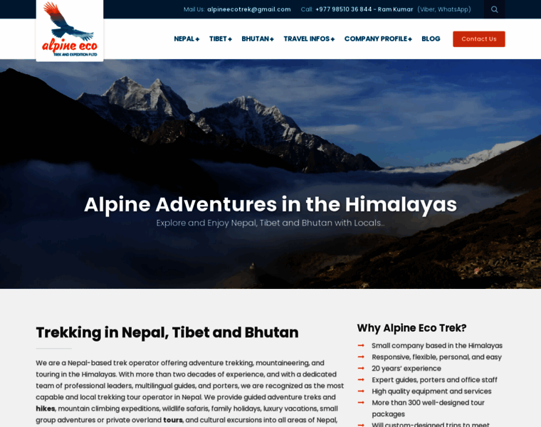 Alpineecotrek.com thumbnail