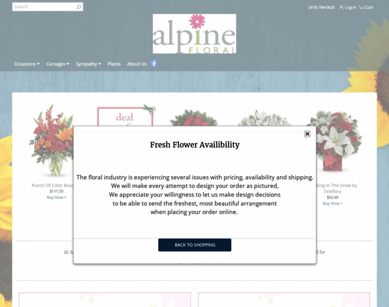 Alpinefloralandgifts.com thumbnail