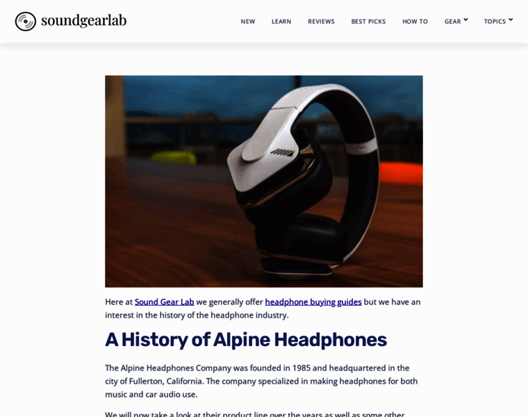 Alpineheadphones.com thumbnail