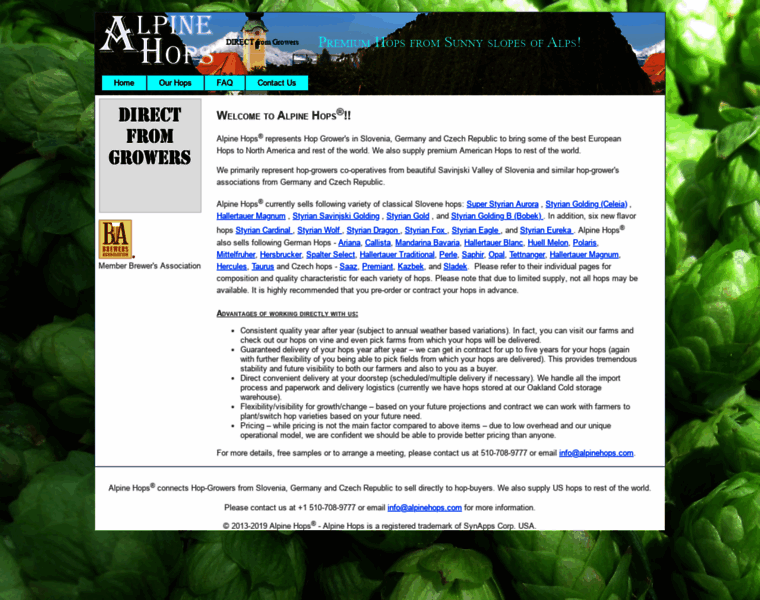 Alpinehops.com thumbnail