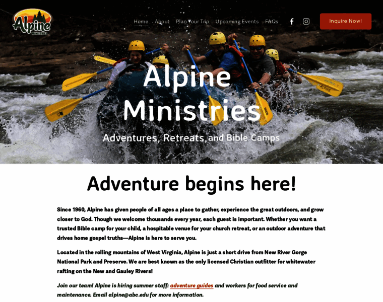 Alpineministries.com thumbnail