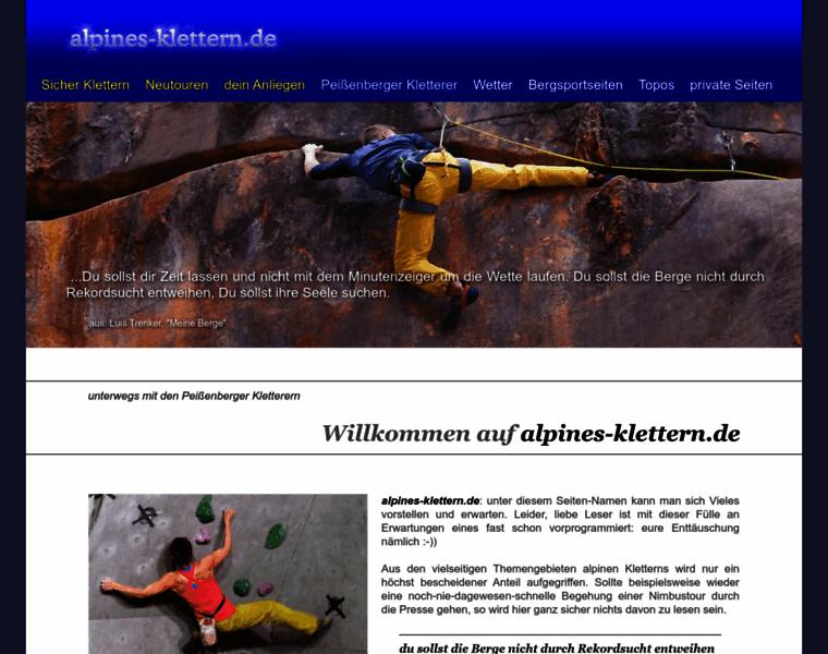 Alpines-klettern.de thumbnail