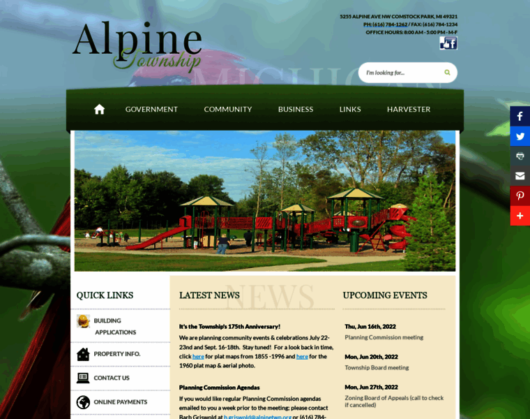 Alpinetwp.org thumbnail