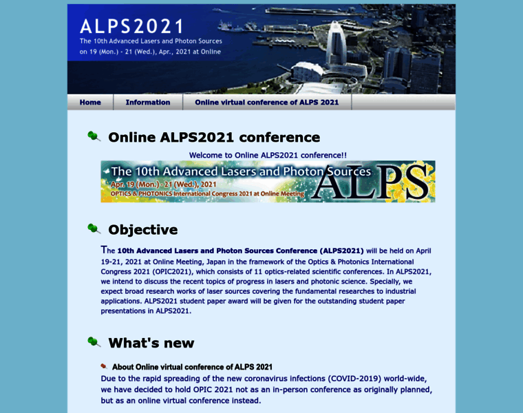 Alps-conference.org thumbnail