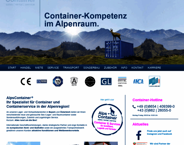 Alps-container.com thumbnail