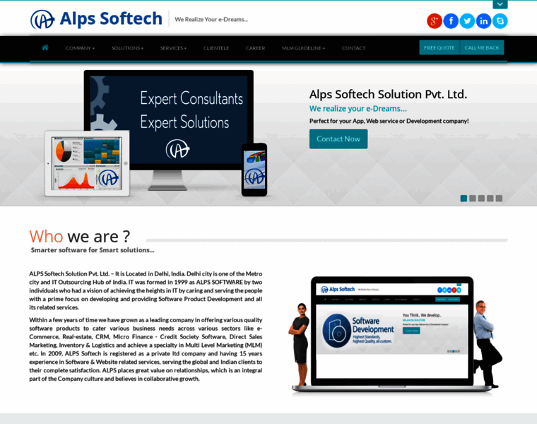 Alpssoftech.com thumbnail